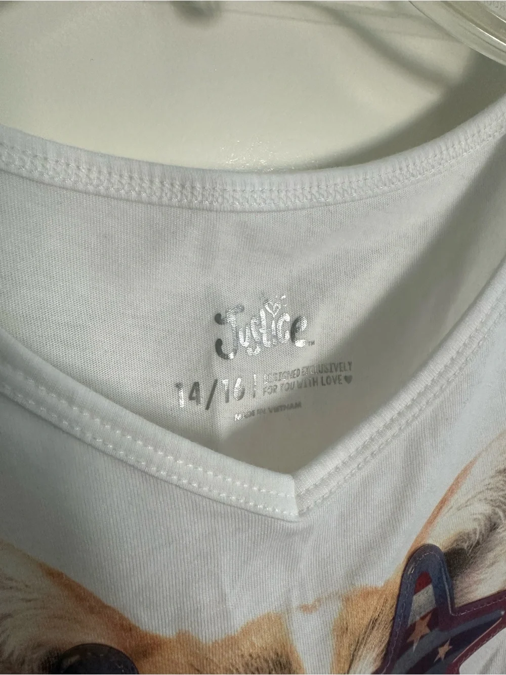 Justice lightweight white